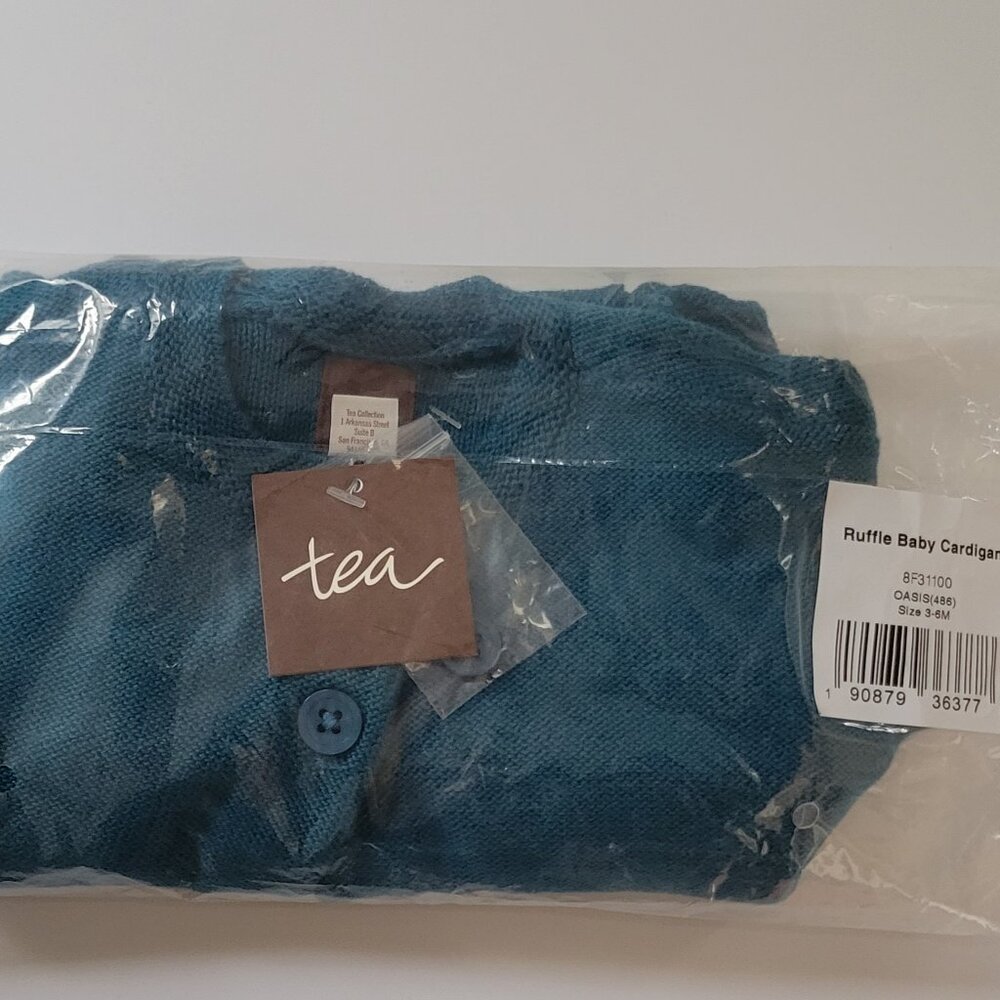 Tea Collection Ruffle Baby Cardigan - Picture 4 of 6